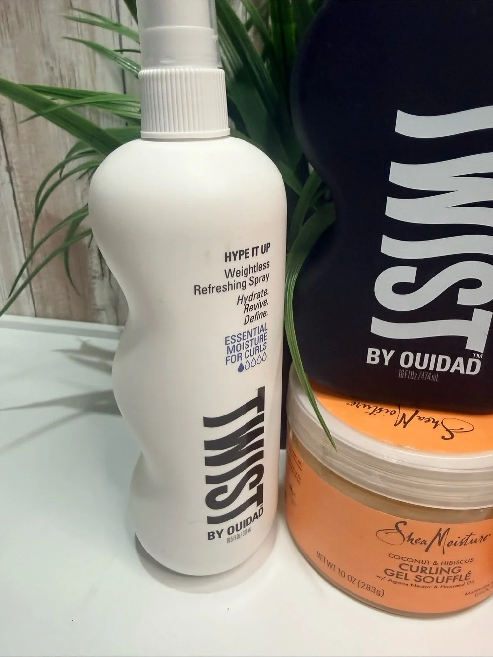 Twist by Ouidad & Shea Moisture Hair Care Bundle for curly hair control